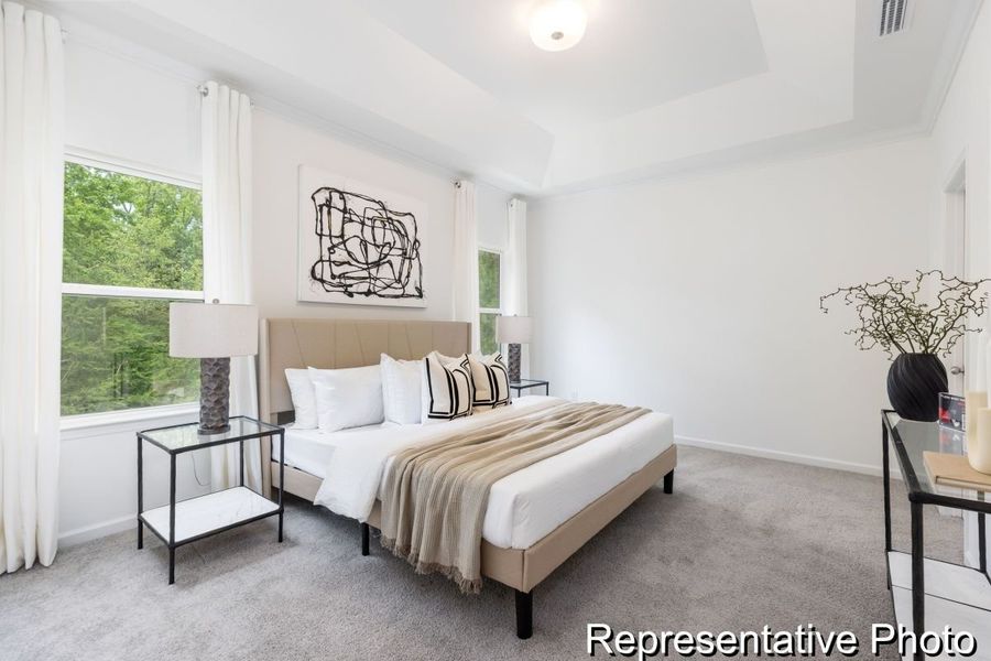 Furnished interior view inside a new home in River Rock, Winston-Salem (Image 12).