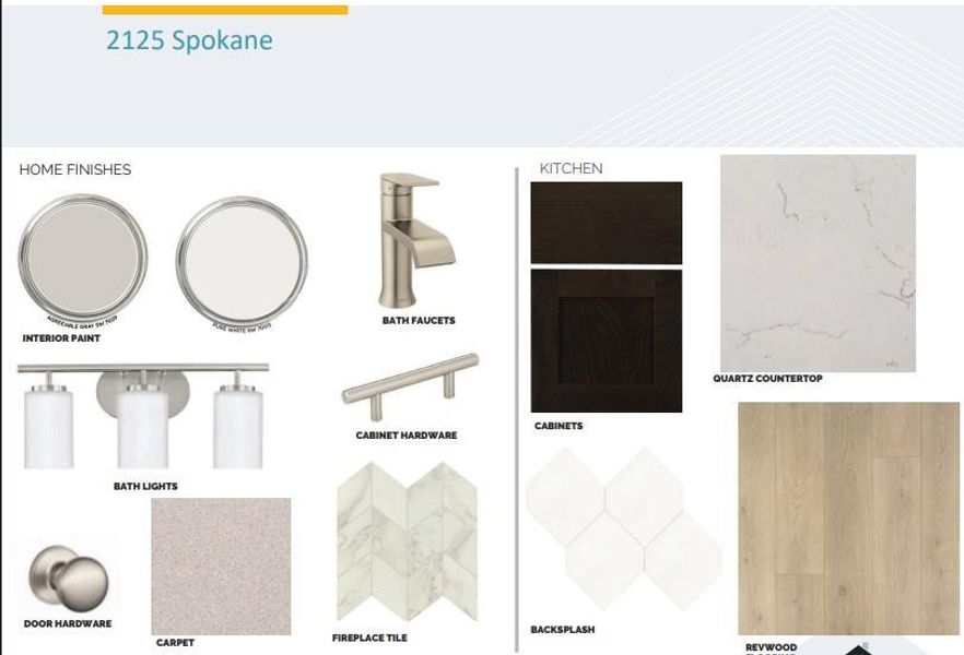 Sample of building materials used in homes in Cedar Brook, Leander (Image 4).