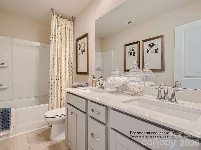 Furnished interior view inside a new home in Redhawk, Belmont (Image 5).