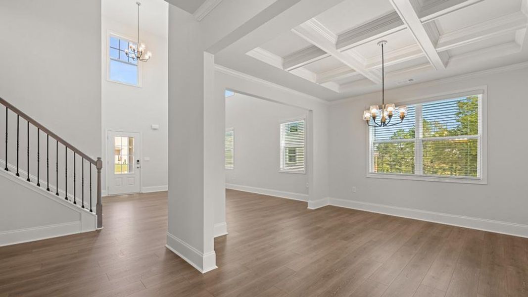 Spacious, unfurnished interior of a new home in Hamptons at Riverwood East, Dallas (Image 44). Spacious, unfurnished interior of a new home in Hamptons at Riverwood East, Dallas (Image 44).