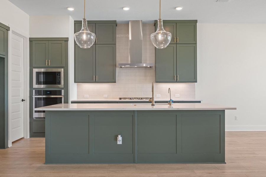 Furnished interior view inside a new home in Lariat, Liberty Hill (Image 10).