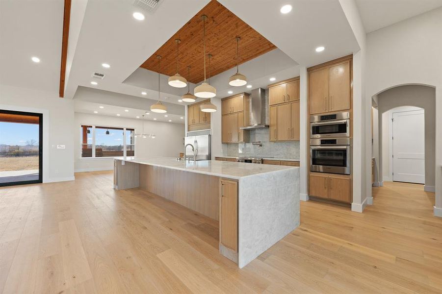 Furnished interior view inside a new home in , Godley (Image 4).