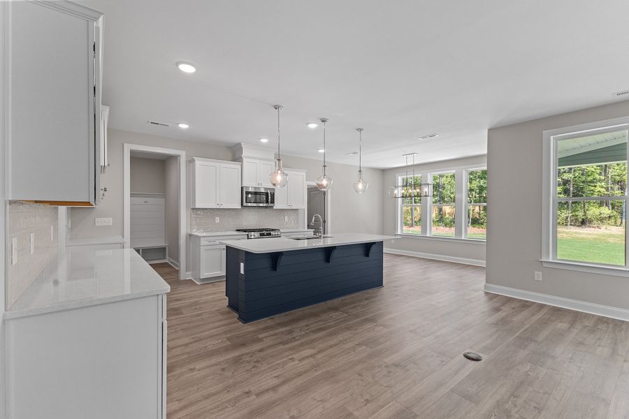 Representative furnished interior of a home built from the The Whitley by RobuckHomes in Baylee Ridge, Selma (Image 20).