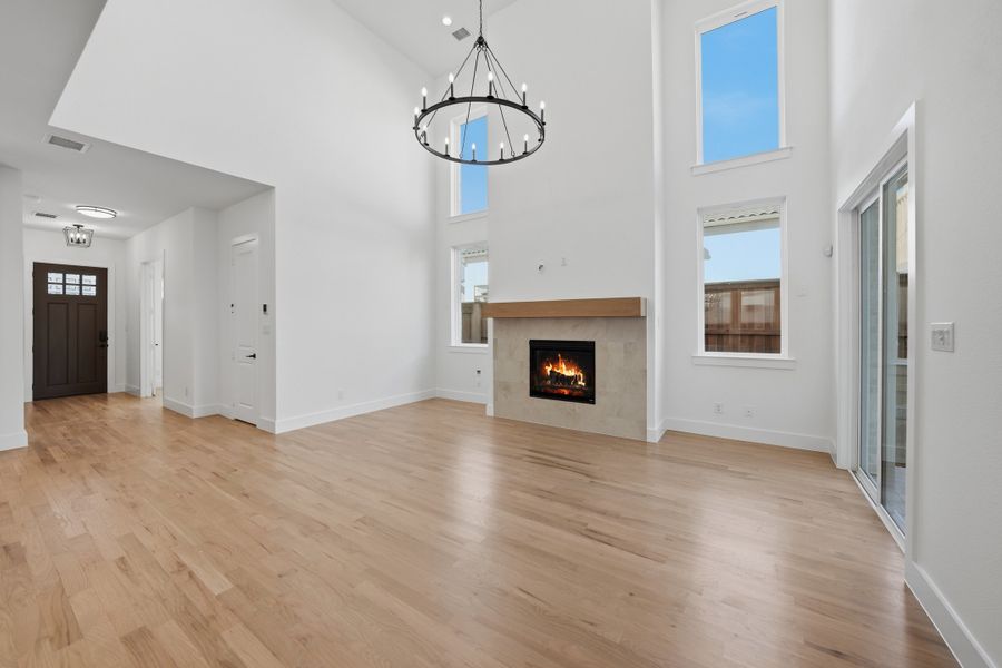 Spacious, unfurnished interior of a new home in Fields - 40' Lots, Frisco (Image 23). Spacious, unfurnished interior of a new home in Fields - 40' Lots, Frisco (Image 23).