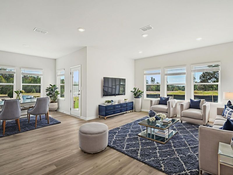 The Sherwood floorplan with the Charm Burlap interior package. The Sherwood floorplan with the Charm Burlap interior package.