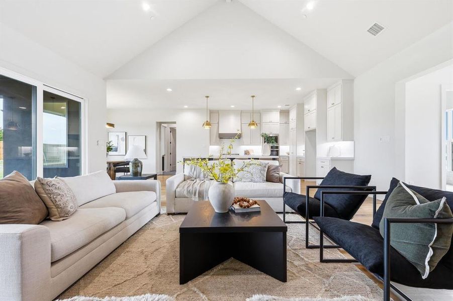 Furnished interior view inside a new home in , Red Oak (Image 15).