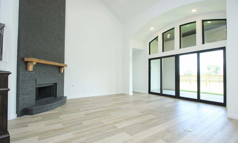 Representative Family Room - some options shown Representative Family Room - some options shown