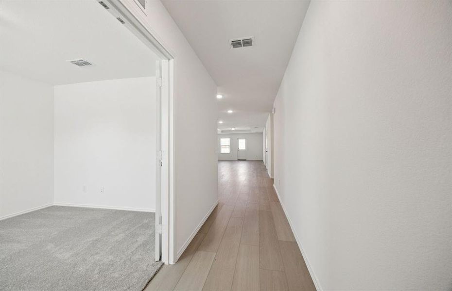 Welcoming entry into home