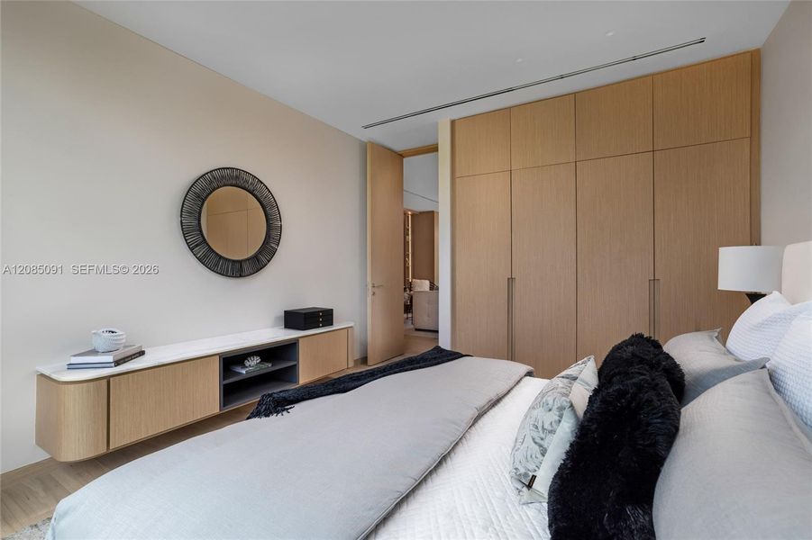 Furnished interior view inside a new home in , Miami Beach (Image 44).