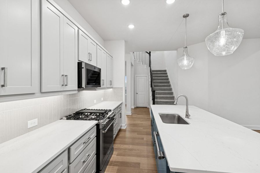 Furnished interior view inside a new home in Grange 45' Homesites, Katy (Image 5).