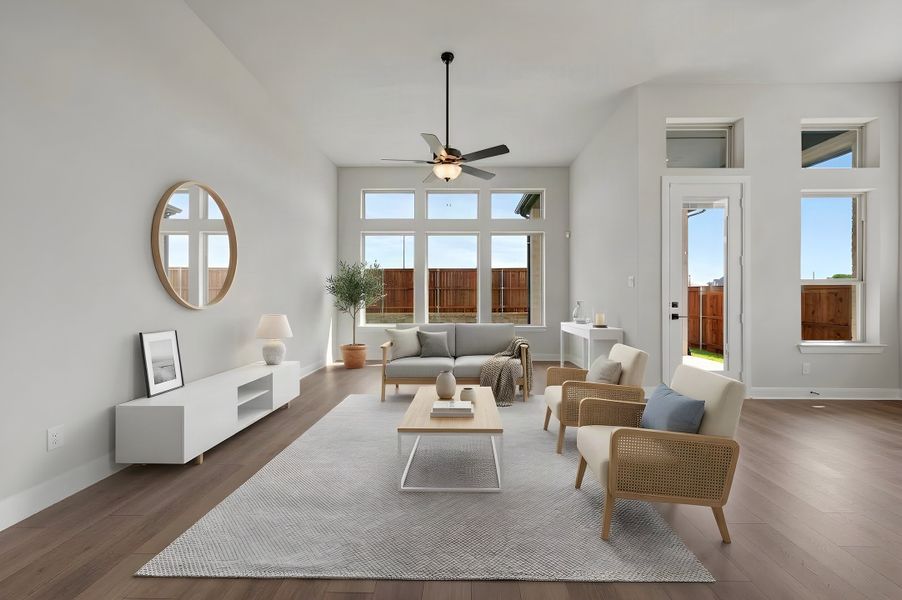 Furnished interior view inside a new home in The Parks at Wilson Creek, Celina (Image 5).