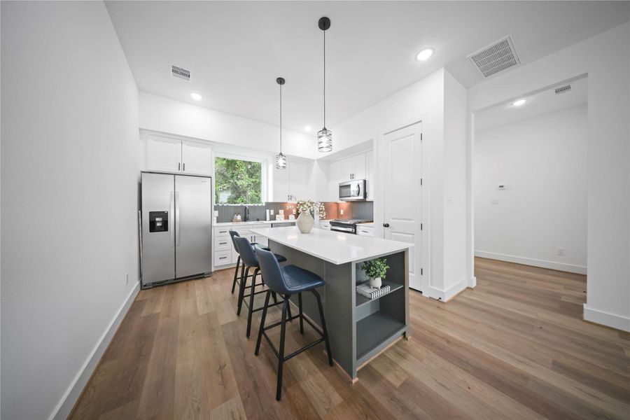 Furnished interior view inside a new home in , Houston (Image 12).
