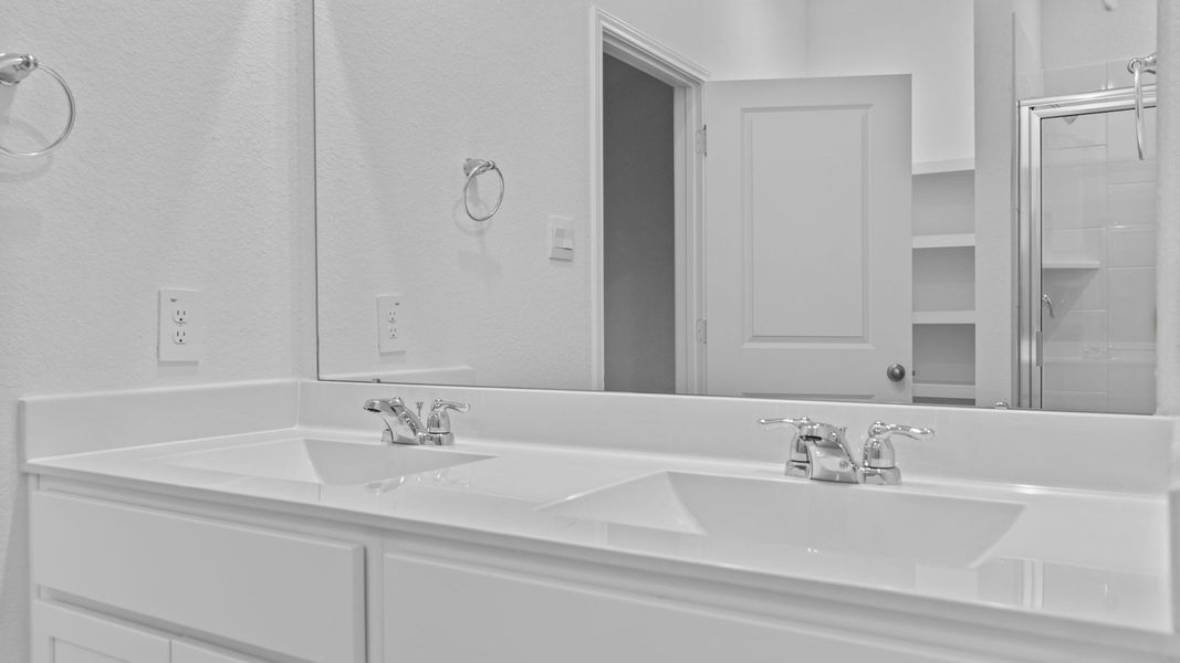 Close-up of interior finishes inside a home in Tamarron, Fulshear (Image 15).
