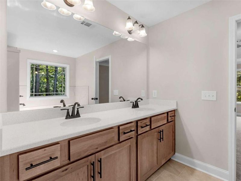 Furnished interior view inside a new home in , Monticello (Image 3).
