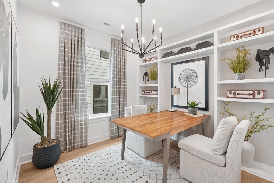 Representative furnished interior of a home built from the Cypress Cove by Tri Pointe Homes in Altis At Serenity, Fuquay Varina (Image 19).