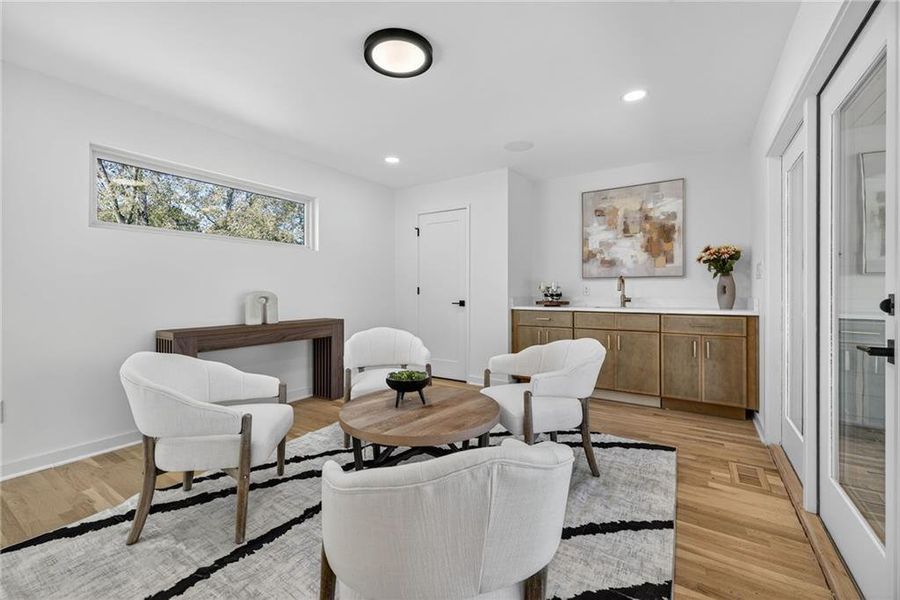 Furnished interior view inside a new home in , Atlanta (Image 6).