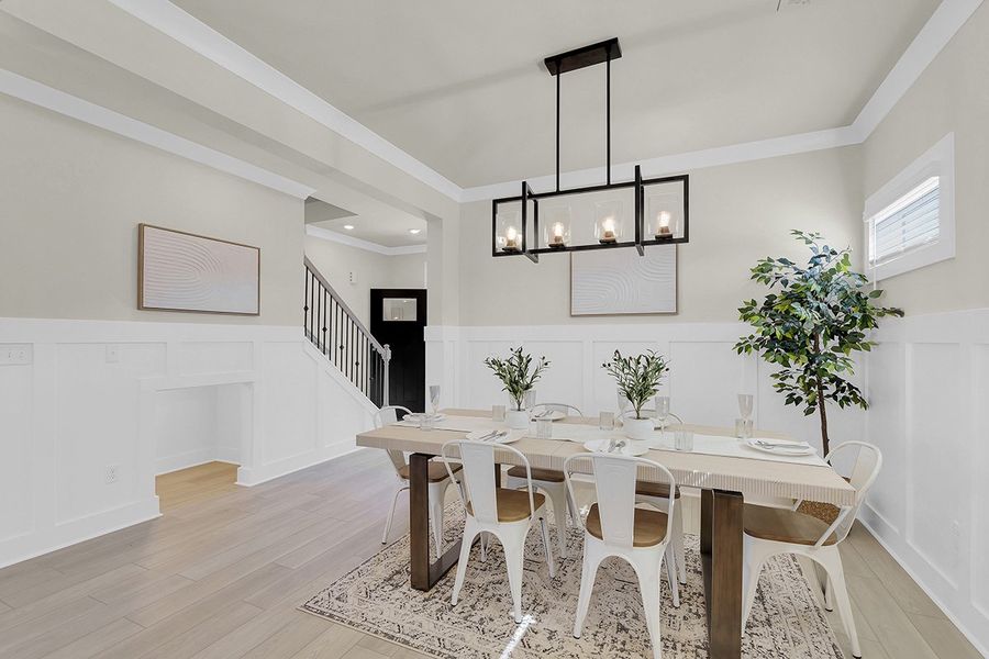 Representative furnished interior of a home built from the Porter II by Great Southern Homes in Cottages at Roofs Pond, West Columbia (Image 7).