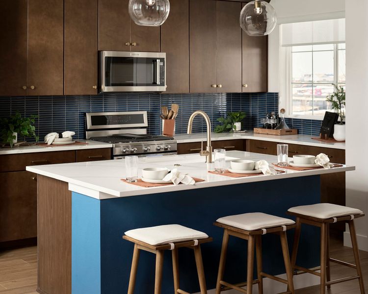 Representative furnished interior of a home built from the 2803 by Tri Pointe Homes in Painted Prairie, Aurora (Image 11).