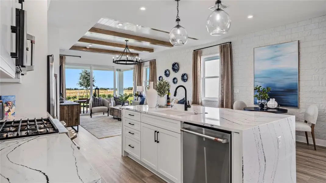 Furnished interior view inside a new home in Cresswind at Lake Harris, Tavares (Image 5). Furnished interior view inside a new home in Cresswind at Lake Harris, Tavares (Image 5).