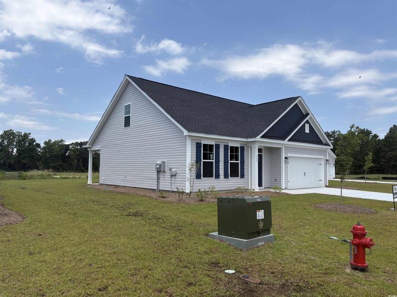 Exterior details and patio area of a home in Briarfield, Conway (Image 3). Exterior details and patio area of a home in Briarfield, Conway (Image 3).