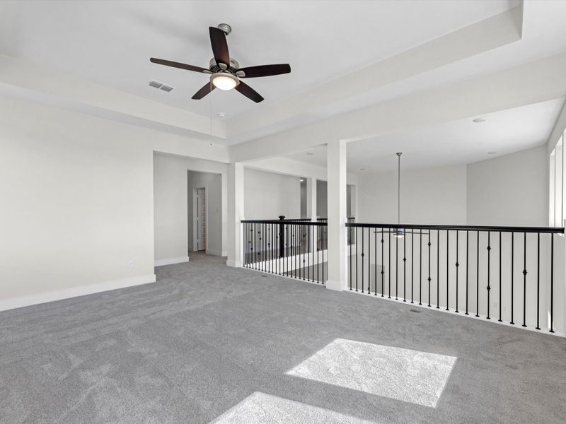 Spacious, unfurnished interior of a new home in Dunham Pointe 60′, Cypress (Image 28).