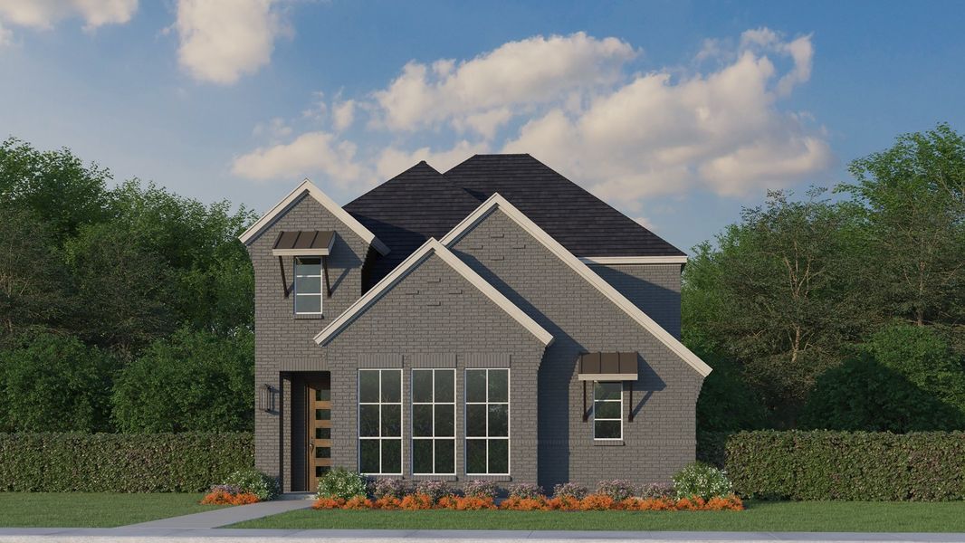 Plan 1459 Elevation F