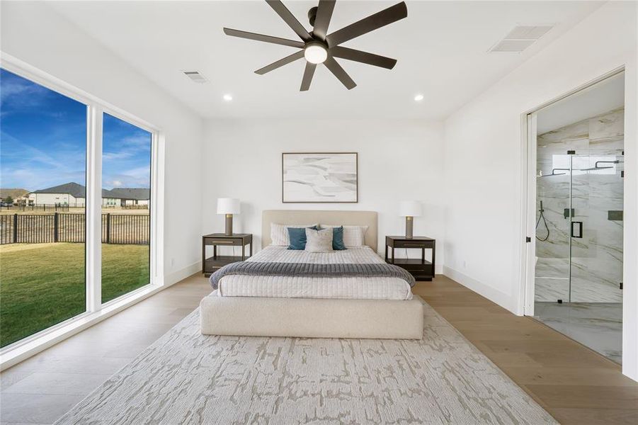 Furnished interior view inside a new home in , Heath (Image 9).