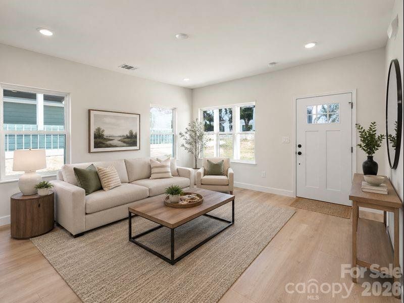 Furnished interior view inside a new home in , Hickory (Image 12).