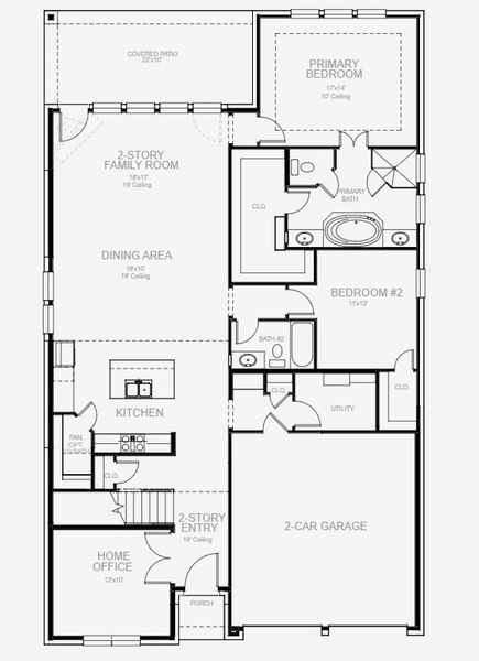 2D floor plan layout for the 2694W by Perry Homes in Two Step Farm 50', Montgomery, TX (Image 5). 2D floor plan layout for the 2694W by Perry Homes in Two Step Farm 50', Montgomery, TX (Image 5).