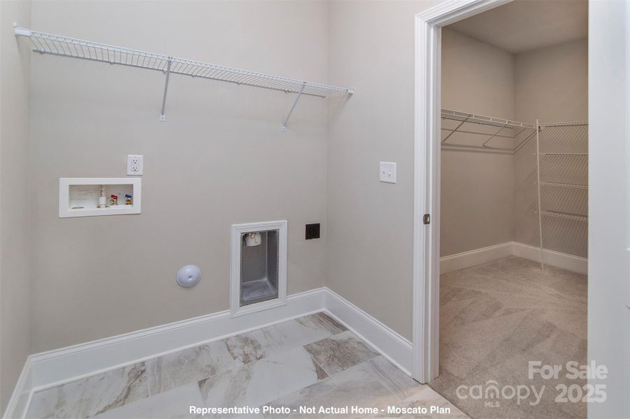 Laundry Room-Merlot Plan-School Street at Catawba