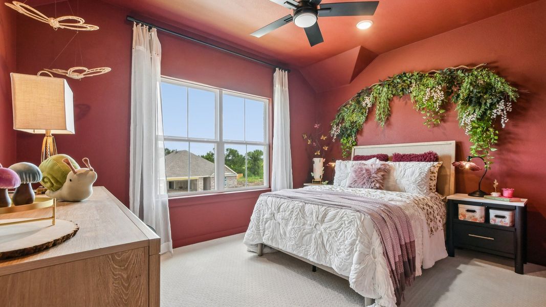 Representative furnished interior of a home built from the Orwell III by DRB Homes in Creeks Crossing, Elgin (Image 9).