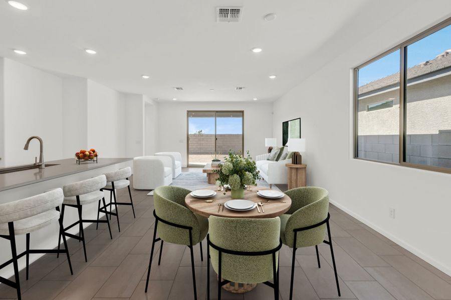 Furnished interior view inside a new home in Blackhawk, Tucson (Image 3).