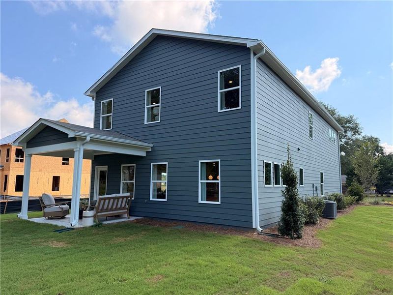 Exterior details and patio area of a home in Greene Farm, Cartersville (Image 4).