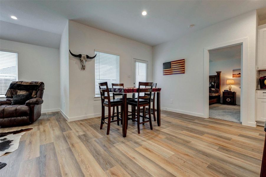 Furnished interior view inside a new home in Canterra Creek 45' and 50' Homesites, Iowa Colony (Image 12).