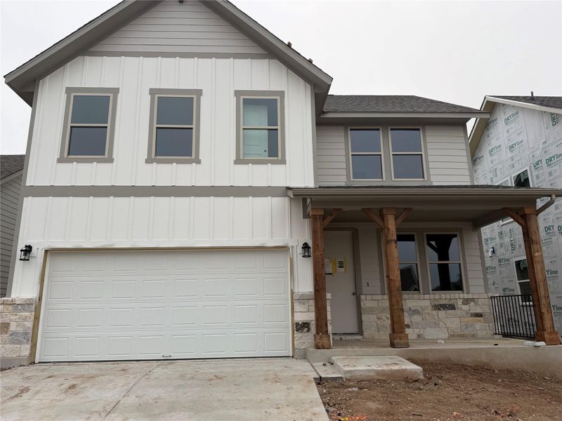 In-progress construction of a new home in Cannon Ranch 45s, Dripping Springs, TX (Image 21).