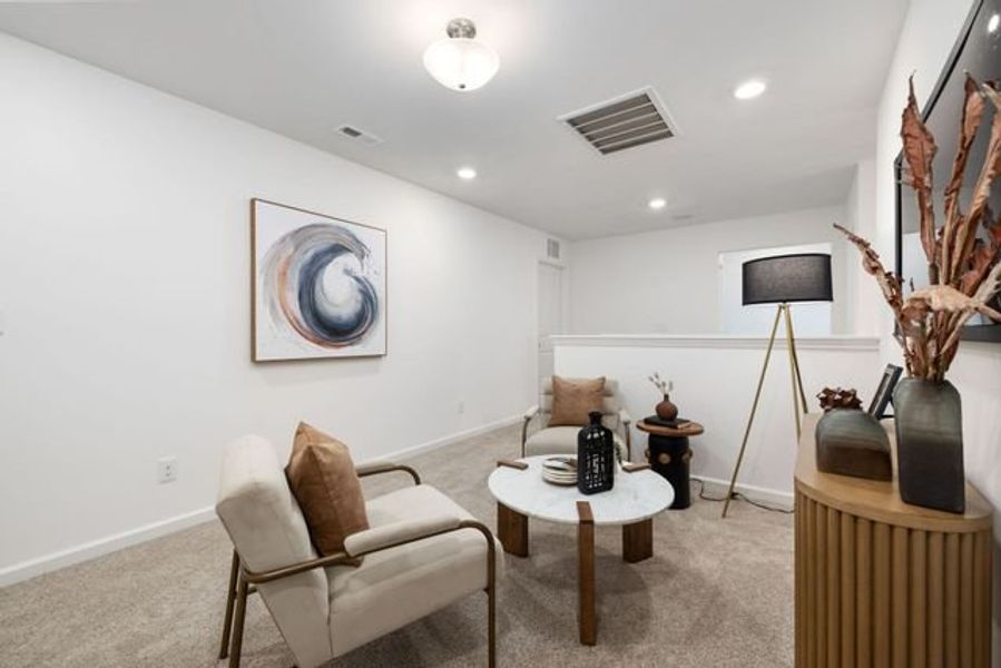 Representative furnished interior of a home built from the Shepherd by True Homes in Benson Village, Benson (Image 19).