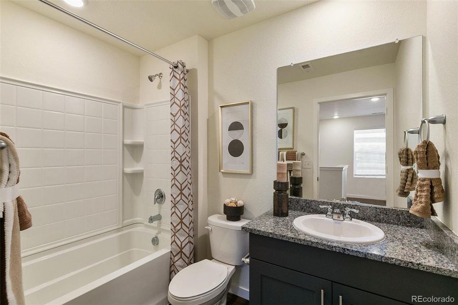 Furnished interior view inside a new home in Settlers Crossing, Commerce City (Image 17).