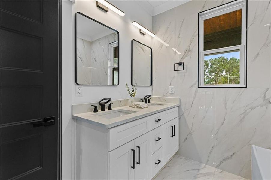 Furnished interior view inside a new home in , Braselton (Image 17). Furnished interior view inside a new home in , Braselton (Image 17).