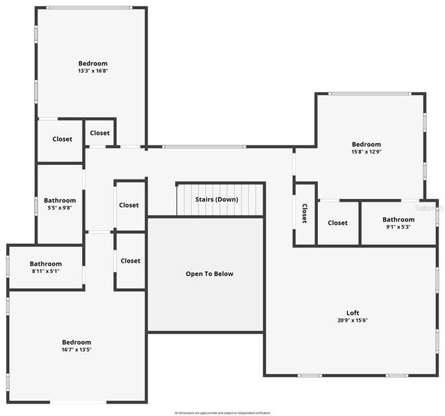 2D floor plan layout of this home in , Orlando, FL (Image 6).