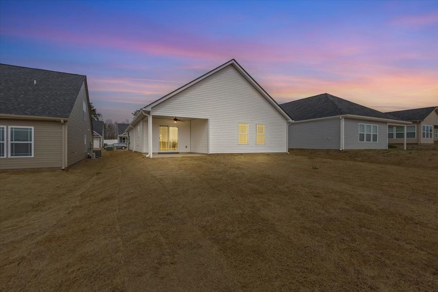 Representative exterior photo of a completed home built from the Ellison by Enchanted Homes in Mills Gin, Campobello, SC (Image 17).
