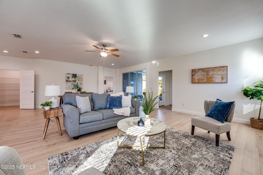 Furnished interior view inside a new home in , Jacksonville (Image 34).