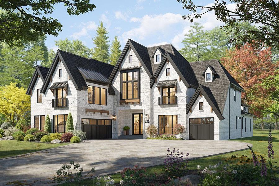 Representative exterior photo of a completed home built from the Grand Legacy by Grand Homes in Somerset Park, Rockwall, TX (Image 13).