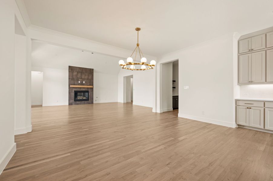 Spacious, unfurnished interior of a new home in NorthGlen, Haslet (Image 34).