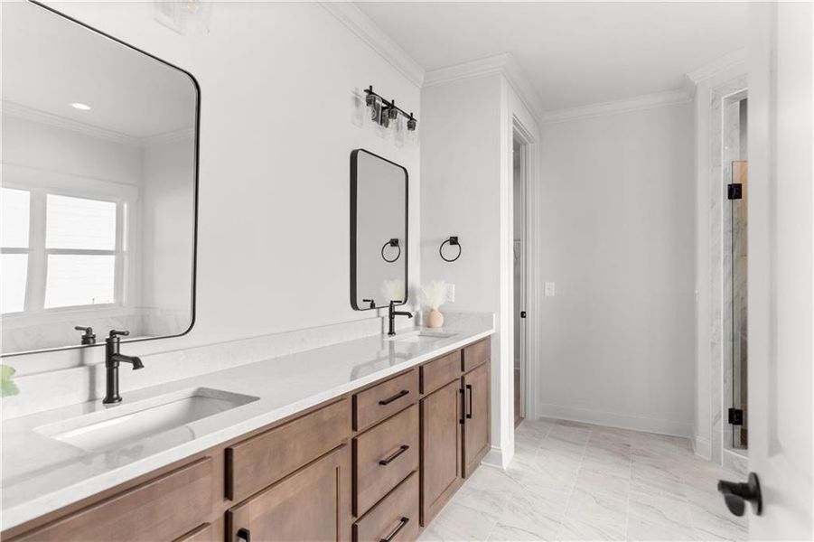 Furnished interior view inside a new home in , Greensboro (Image 13).