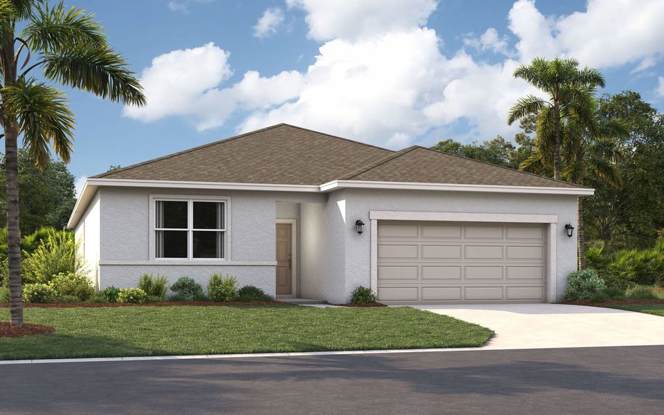 Representative exterior photo of a completed home built from the The Seaton by Stanley Martin Homes in Hidden Cove, Eustis, FL (Image 12).