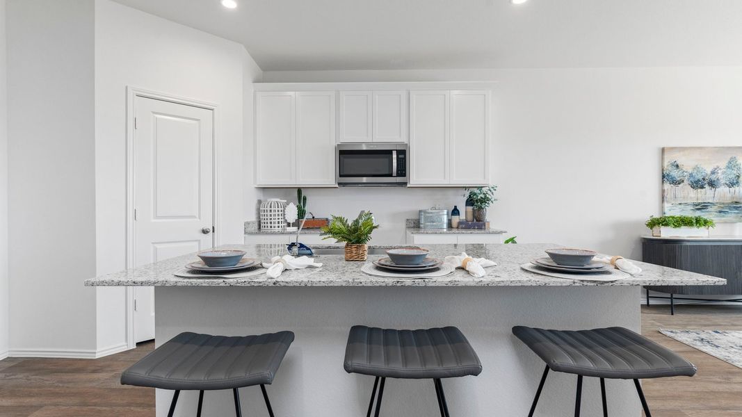 Furnished interior view inside a new home in Tamarron, Fulshear (Image 8).