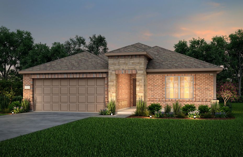 Representative exterior photo of a completed home built from the Eastgate by Centex in Cottonwood Creek, Howe, TX (Image 26).