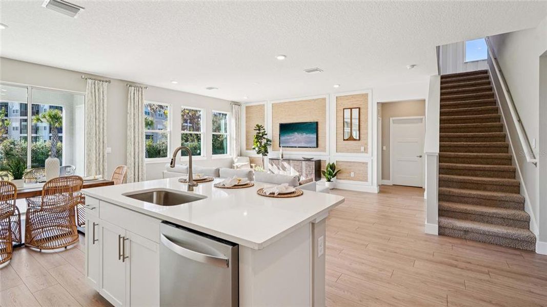 Furnished interior view inside a new home in Buchanan Trails, Newberry (Image 5).