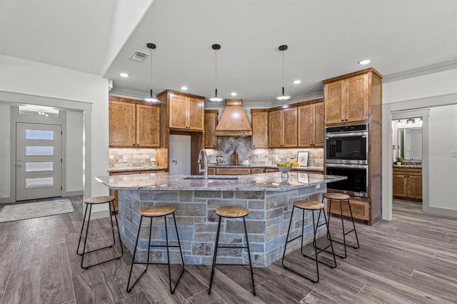 Furnished interior view inside a new home in , Howe (Image 33).
