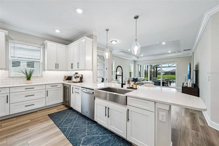 Furnished interior view inside a new home in , Bradenton (Image 7).
